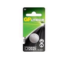 1 db Lítium gombelem  CR2025 GP 3V/170mAh