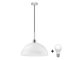 Eglo LED Csillár zsinóron 1xE27/60W/230V fehér