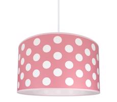 Gyereklámpa DOTS PINK 1xE27/60W/230V