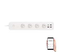 iGET Intelligens hosszabbító kábel kapcsolóval 1,5 m 4Z + 4xUSB Wi