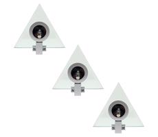 KÉSZLET 3x Spotlámpa PYRAMID 3xG4/20W/230V/12V