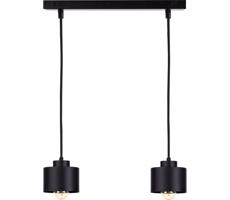 Keter Lighting Csillár zsinóron SIMPLY BLACK 2xE27/60W/230V