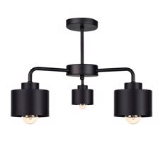 Keter Lighting Felületre szerelhető csillár SIMPLY BLACK 3xE27/60W/230V