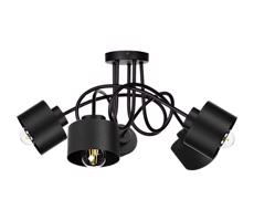 Keter Lighting Felületre szerelhető csillár SIMPLY BLACK 5xE27/60W/230V