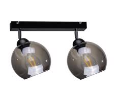 Keter Lighting Spotlámpa UNO 2xE27/60W/230V fekete