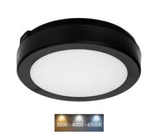 LED Fürdőszobai mennyezeti lámpa NAIROS LED/12W/230V 3000/4000/6500K IP65 fekete