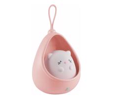 LED Gyermek Tájoló lámpa érzékelővel KITTY LED/0,5W/5V USB rózsaszín