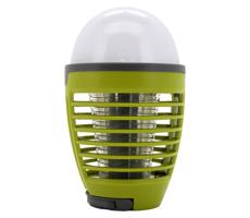 LED Hordozható újratölthető lámpa rovarcsapdával LED/2W/3,7V IPX4 zöld