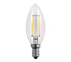 LED Izzó FILAMENT C37 E14/2W/230V 3000K