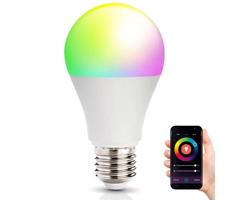 LED RGB Intelligens dimmelhető izzó E27/9,5W/230V 2700