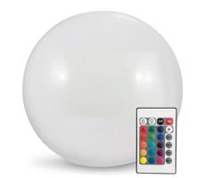 LED RGBW Napelemes lámpa BALL LED/1,2V átm. 30 cm IP65 + távirányítás