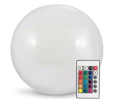 LED RGBW Napelemes lámpa BALL LED/1,2V átm. 40 cm IP65 + távirányítás