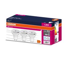 Osram KÉSZLET 3x LED Izzó PAR16 GU10/4,5W/230V 6500K 120°