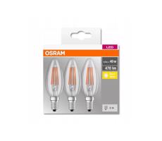 Osram KÉSZLET 3x LED Izzó VINTAGE B40 E14/4W/230V 2700K