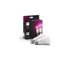 Philips KÉSZLET 2x LED Dimmelhető izzó Philips Hue WACA A60 E27/9W/230V 2000