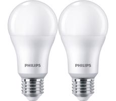 Philips KÉSZLET 2x LED Izzó Philips A67 E27/13W/230V 4000K