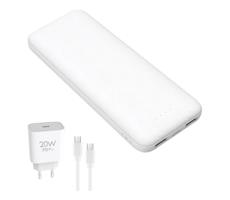 Power Bank 10000 mAh + adapter 20W Power Delivery + USB